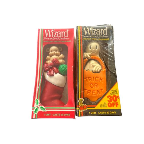 Vintage Wizard Air Freshener - Halloween and Christmas - Picture 1 of 3